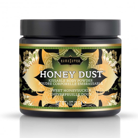 Пудра для тела Honey Dust Body Powder с ароматом жимолости - 170 гр. - Kama Sutra - купить с доставкой в Новом Уренгое