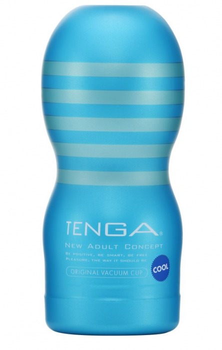 Мастурбатор с охлаждающей смазкой TENGA Original Vacuum Cup Cool - Tenga - в Новом Уренгое купить с доставкой