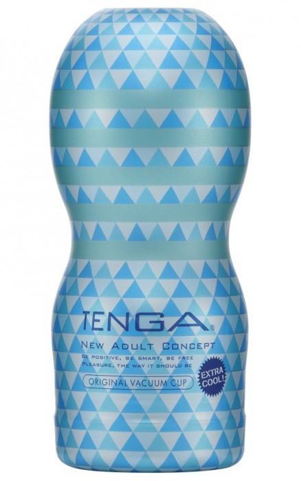 Мастурбатор с охлаждающей смазкой TENGA Original Vacuum Cup Extra Cool - Tenga - в Новом Уренгое купить с доставкой