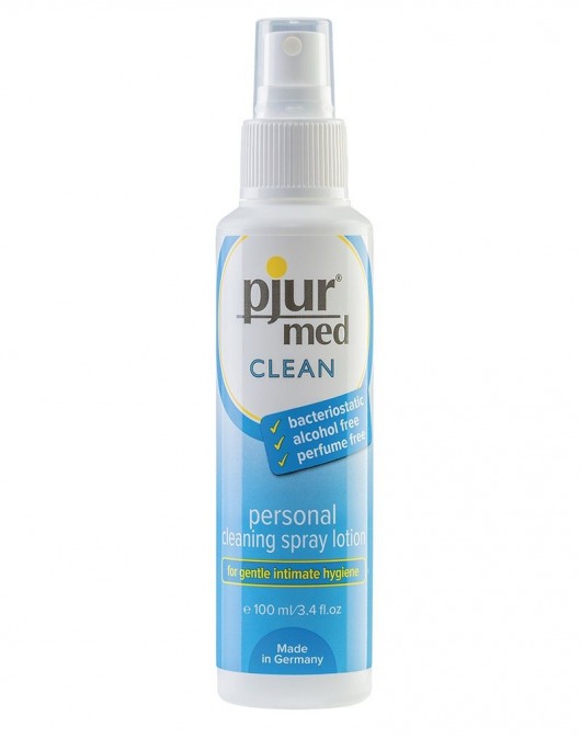 Гигиенический спрей pjur MED Clean Spray - 100 мл. - Pjur - купить с доставкой в Новом Уренгое