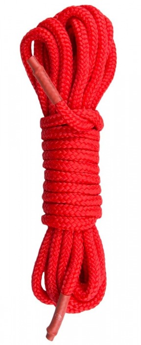 Красная веревка для связывания Nylon Rope - 5 м. - Easy toys - купить с доставкой в Новом Уренгое