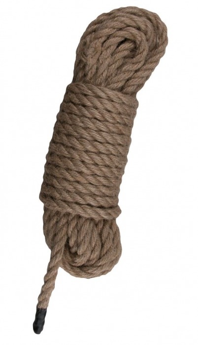 Пеньковая веревка для связывания Hemp Rope - 5 м. - Easy toys - купить с доставкой в Новом Уренгое