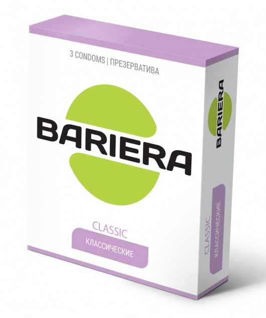 Классические презервативы Bariera Classic - 3 шт. - Bariera - купить с доставкой в Новом Уренгое