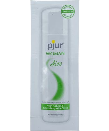 Лубрикант на водной основе pjur WOMAN Aloe - 2 мл. - Pjur - купить с доставкой в Новом Уренгое