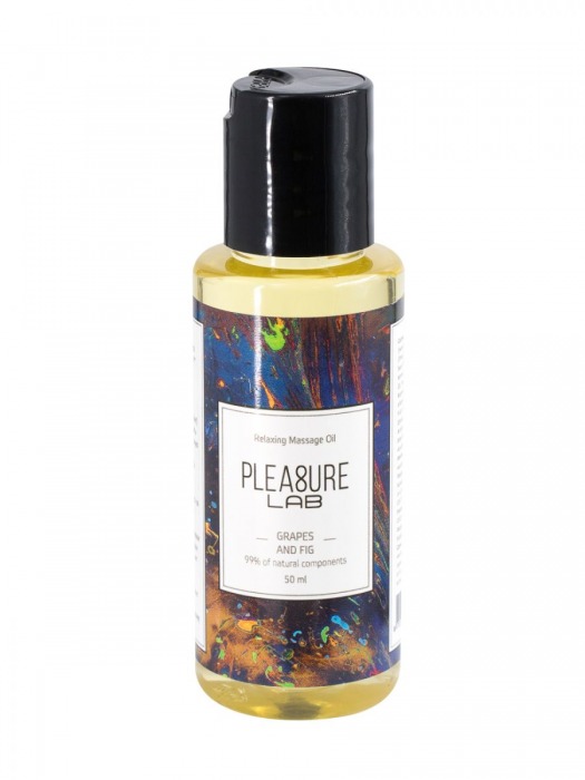 Массажное масло Pleasure Lab Relaxing с ароматом винограда и инжира - 50 мл. - Pleasure Lab - купить с доставкой в Новом Уренгое