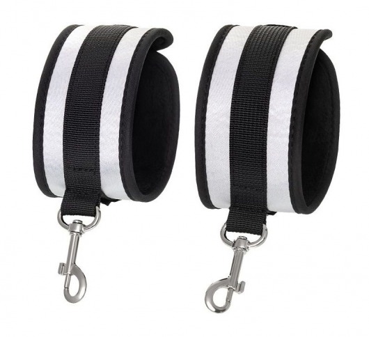 Серебристо-черные оковы Anonymo - ToyFa - купить с доставкой в Новом Уренгое