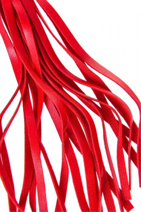 Красно-черный флоггер Anonymo - 28 см. - ToyFa - купить с доставкой в Новом Уренгое