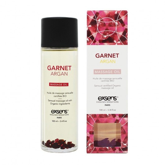 Органическое массажное масло GARNET ARGAN - 100 мл. - Exsens - купить с доставкой в Новом Уренгое