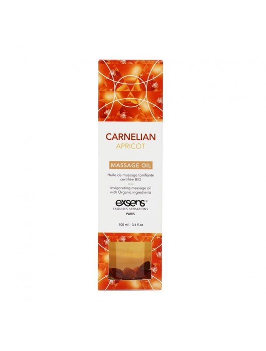 Органическое массажное масло CARNELIAN APRICOT - 100 мл. - Exsens - купить с доставкой в Новом Уренгое
