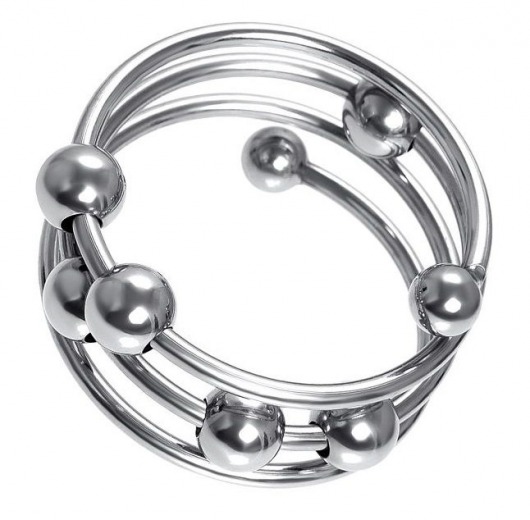 Большое металлическое кольцо под головку пениса - ToyFa - купить с доставкой в Новом Уренгое