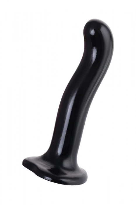 Черный стимулятор для пар P G-Spot Dildo Size M - 18 см. - Strap-on-me - в Новом Уренгое купить с доставкой