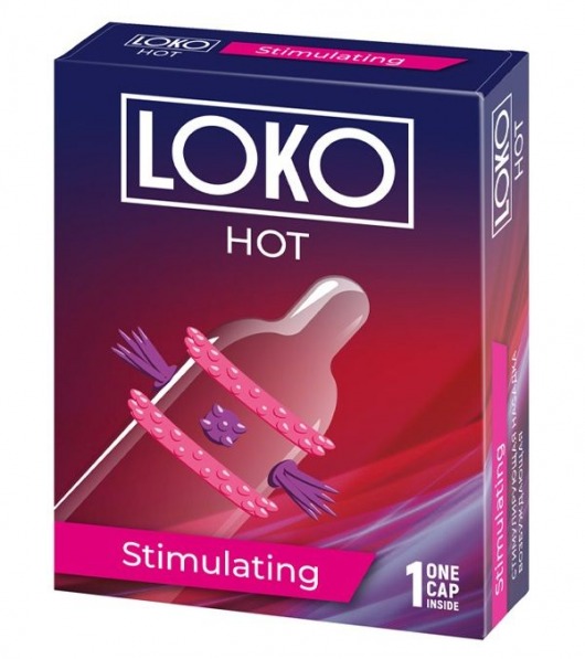 Стимулирующая насадка на пенис LOKO HOT с возбуждающим эффектом - Sitabella - в Новом Уренгое купить с доставкой
