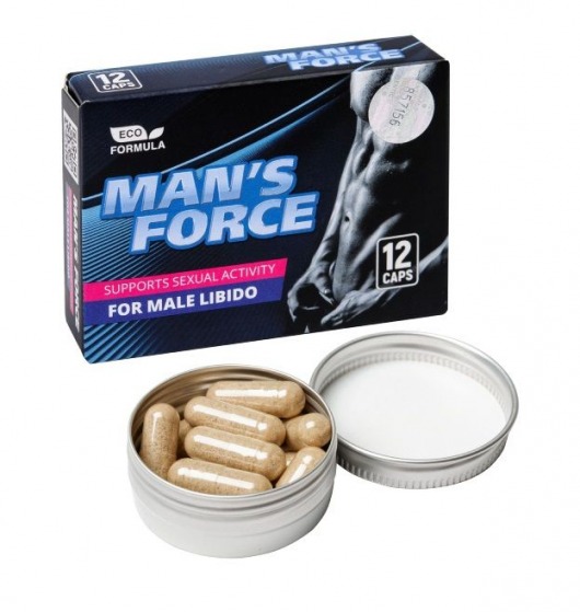 Пищевой концентрат для мужчин MANS FORCE  - 12 капсул - Sitabella - купить с доставкой в Новом Уренгое