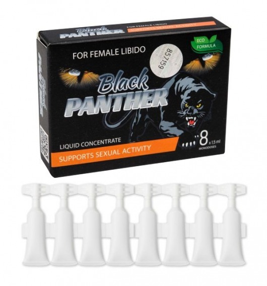 Пищевой концентрат для женщин BLACK PANTER - 8 монодоз (по 1,5 мл.) - Sitabella - купить с доставкой в Новом Уренгое