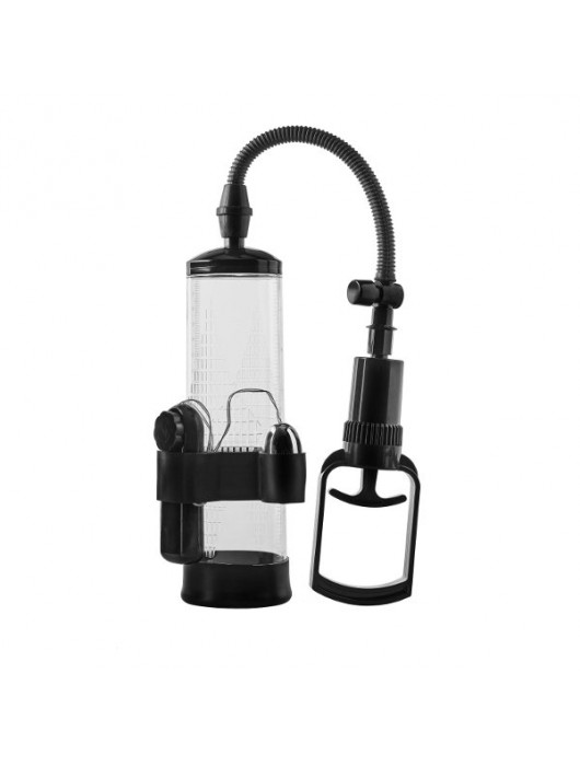 Прозрачная вакуумная помпа с вибрацией Vibrating Penis Pump - Dream Toys - в Новом Уренгое купить с доставкой