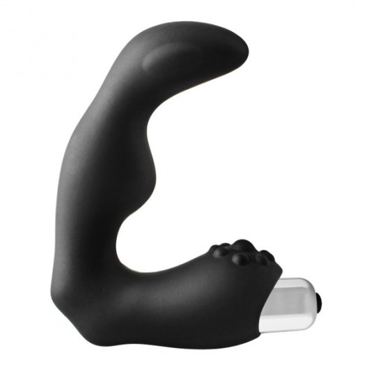 Черный вибромассажер простаты FantASStic Vibrating Prostate Massager - 11,3 см. - Dream Toys - в Новом Уренгое купить с доставкой