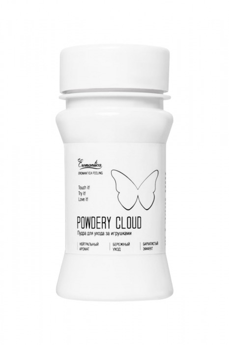 Пудра для ухода за игрушками Powdery Cloud с нейтральным ароматом - 40 гр. - Eromantica - купить с доставкой в Новом Уренгое