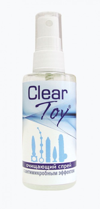 Очищающий спрей Clear Toy с антимикробным эффектом - 100 мл. - Биоритм - купить с доставкой в Новом Уренгое