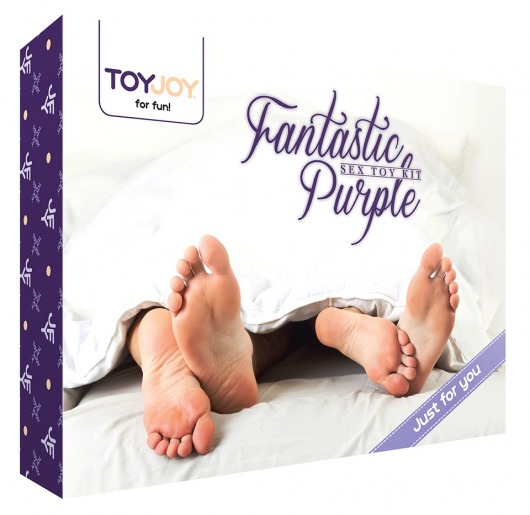 Эротический набор FANTASTIC PURPLE SEX TOY KIT - Toy Joy - купить с доставкой в Новом Уренгое