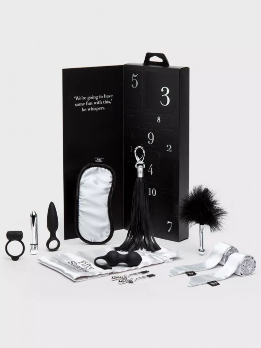 Эротический набор Pleasure Overload 10 Days of Play Gift Set - Fifty Shades of Grey - купить с доставкой в Новом Уренгое