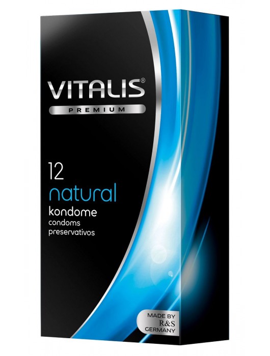 Классические презервативы VITALIS PREMIUM natural - 12 шт. - Vitalis - купить с доставкой в Новом Уренгое