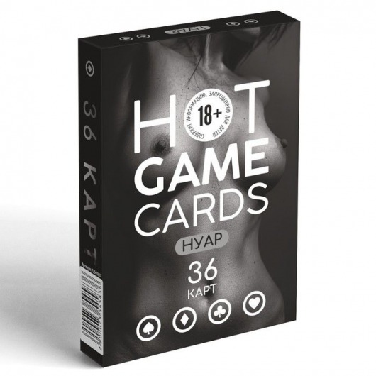 Игральные карты HOT GAME CARDS НУАР - 36 шт. - Сима-Ленд - купить с доставкой в Новом Уренгое