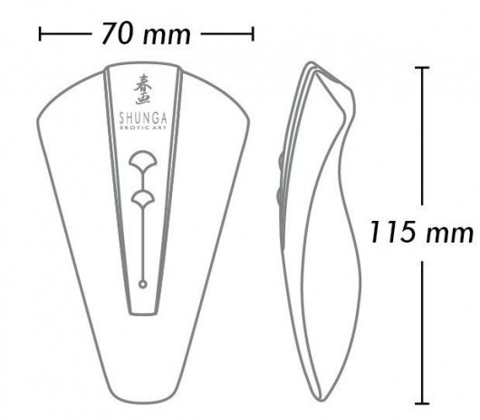 Черный клиторальный вибростимулятор OBI - Shunga