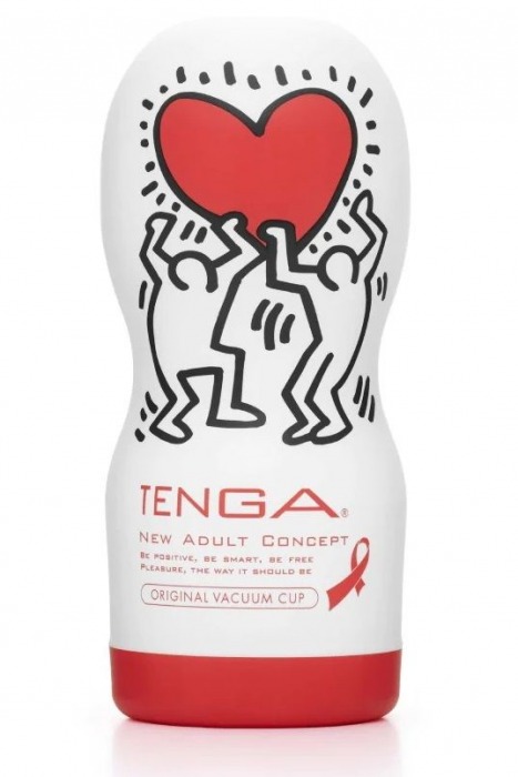 Мастурбатор Keith Haring Cup Deep Throat - Tenga - в Новом Уренгое купить с доставкой