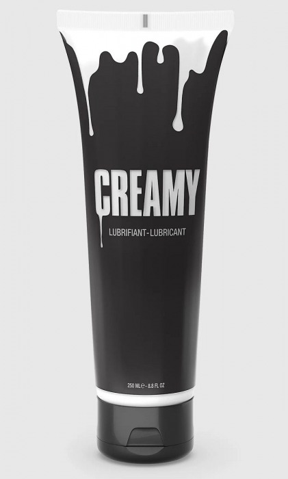 Смазка на водной основе Creamy с консистенцией спермы - 250 мл. - Strap-on-me - купить с доставкой в Новом Уренгое
