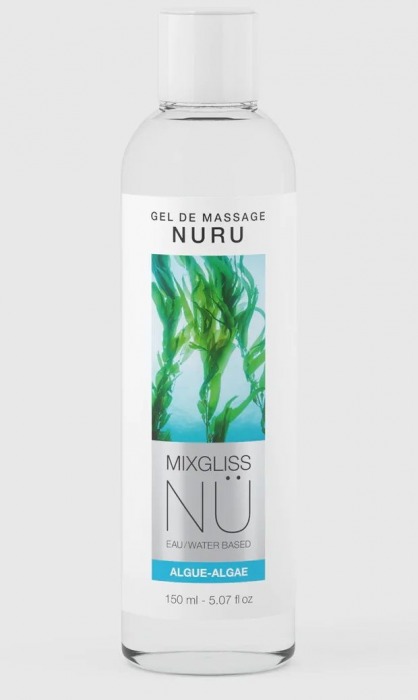 Массажный гель на водной основе Mixgliss NU Algae - 150 мл. - Strap-on-me - купить с доставкой в Новом Уренгое