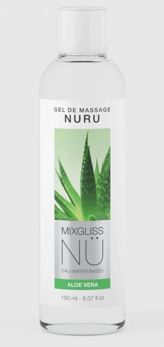 Массажный гель на водной основе Mixgliss NU Aloe Vera - 150 мл. - Strap-on-me - купить с доставкой в Новом Уренгое