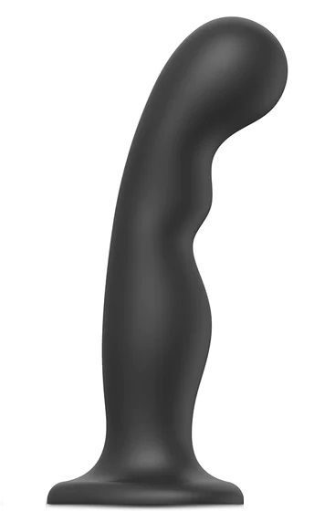 Черная насадка Strap-On-Me Dildo Plug P G size XXL - Strap-on-me - купить с доставкой в Новом Уренгое