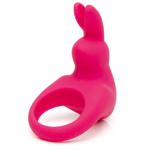 Розовое эрекционное виброкольцо Happy Rabbit Rechargeable Rabbit Cock Ring - Happy Rabbit - в Новом Уренгое купить с доставкой