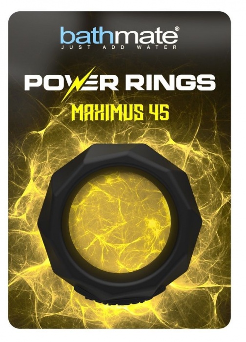 Черное эрекционное кольцо Maximus 45 - Bathmate - в Новом Уренгое купить с доставкой