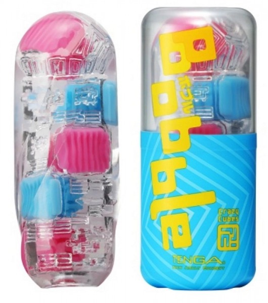 Мастурбатор Tenga Bobble Crazy Cubes - Tenga - в Новом Уренгое купить с доставкой