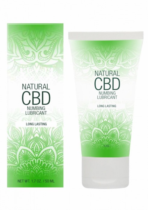 Лубрикант с пролонгирующим эффектом Natural CBD Numbing Lubricant - 50 мл. - Shots Media BV - купить с доставкой в Новом Уренгое