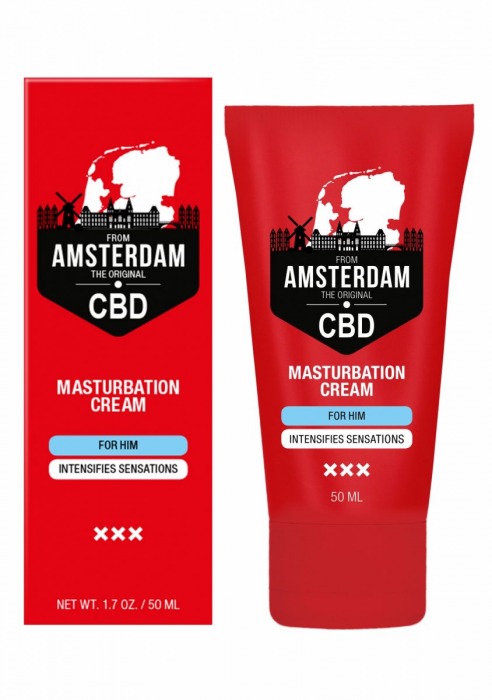 Крем для мастурбации для мужчин CBD from Amsterdam Masturbation Cream For Him - 50 мл. - Shots Media BV - купить с доставкой в Новом Уренгое