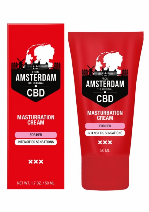 Крем для мастурбации для женщин CBD from Amsterdam Masturbation Cream For Her - 50 мл. - Shots Media BV - купить с доставкой в Новом Уренгое