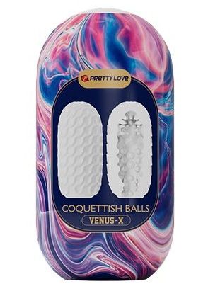 Мастурбатор в форме яйца Coquettish Balls - Baile - в Новом Уренгое купить с доставкой