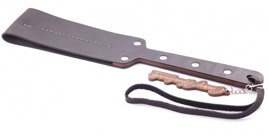 Гладкий мягкий удлиненный пэддл с заклепками - 32 см. - Crazy Handmade - купить с доставкой в Новом Уренгое