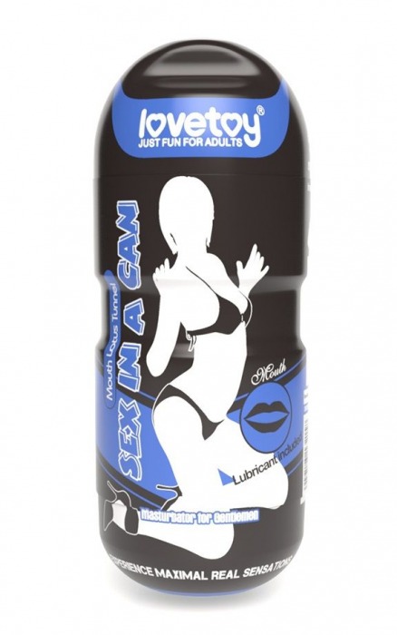 Мастурбатор-ротик с вибрацией Sex In A Can Mouth Lotus Tunnel - Lovetoy - в Новом Уренгое купить с доставкой