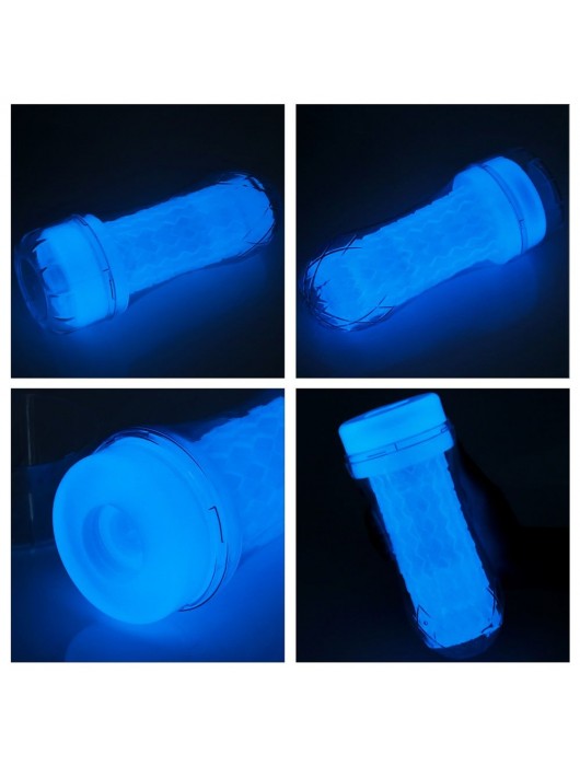 Светящийся в темноте мастурбатор Lumino Play Masturbator Pocketed - Lovetoy - в Новом Уренгое купить с доставкой