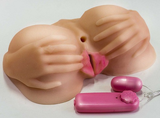 Вагина с выносным пультом управления вибрацией - LOVETOY (А-Полимер) - в Новом Уренгое купить с доставкой