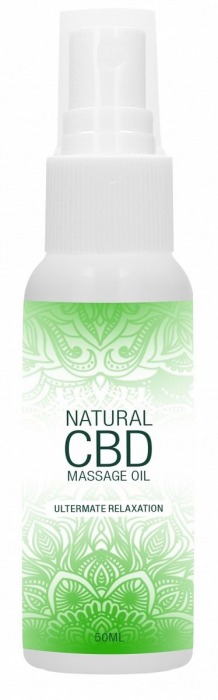 Массажное масло Natural CBD Massage Oil - 50 мл. - Shots Media BV - купить с доставкой в Новом Уренгое