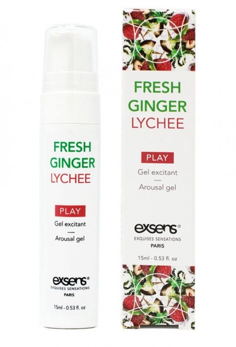 Возбуждающий гель Fresh Ginger Lychee Arousal Gel - 15 мл. - Exsens - купить с доставкой в Новом Уренгое