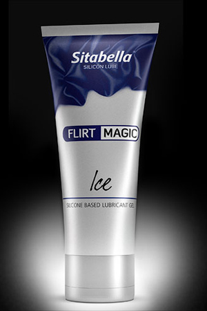 Силиконовая гель-смазка FLIRT MAGIC Ice с лёгким пролонгирующим эффектом - 75 мл. - Sitabella - купить с доставкой в Новом Уренгое