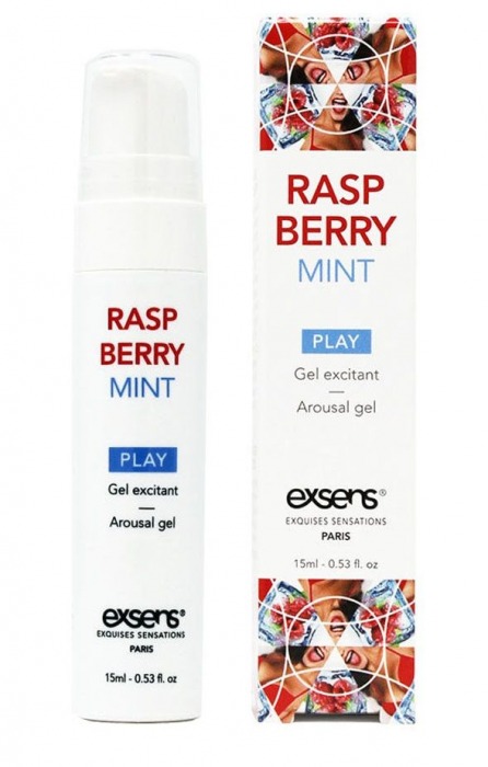 Возбуждающий гель Raspberry Mint с ароматом малины и мяты - 15 мл. - Exsens - купить с доставкой в Новом Уренгое