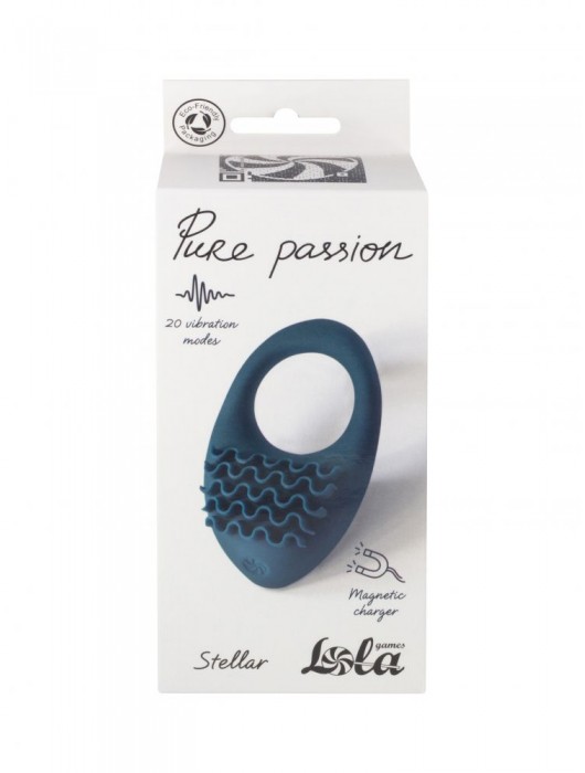 Зеленое перезаряжаемое эрекционное виброкольцо Stellar - Lola Games - в Новом Уренгое купить с доставкой