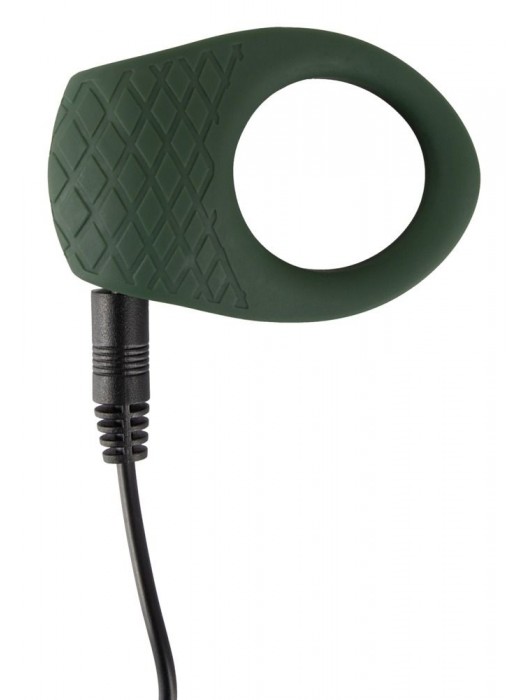 Зеленое эрекционное виброкольцо Luxurious Vibro Cock Ring - Orion - в Новом Уренгое купить с доставкой