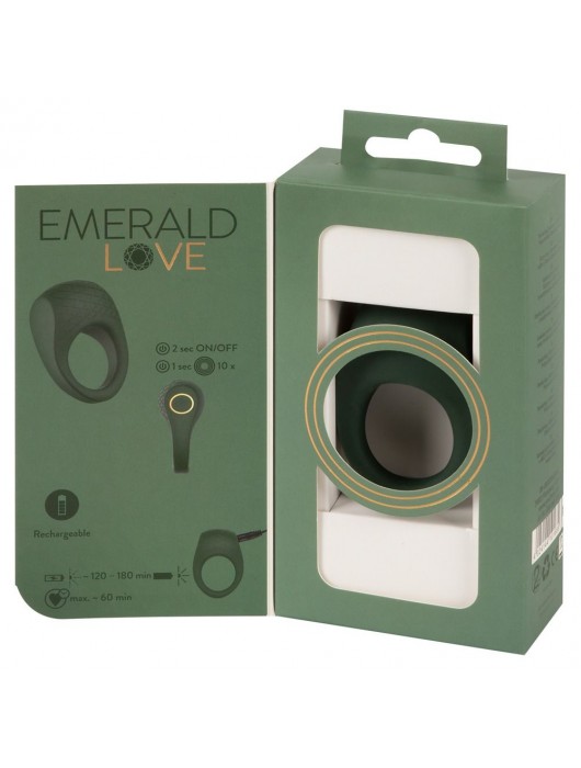 Зеленое эрекционное виброкольцо Luxurious Vibro Cock Ring - Orion - в Новом Уренгое купить с доставкой